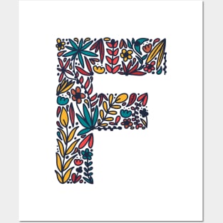 Tropical Letter F Posters and Art